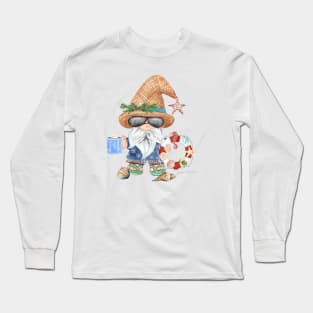 Coastal Winter Gnome A2 Long Sleeve T-Shirt